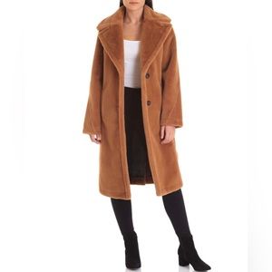 AVEC LES FILLES teddy coat soft faux far coat